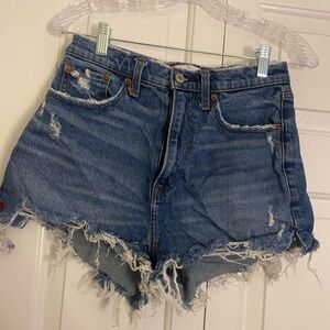 Abercrombie and Fitch High Rise Mom Shorts Curve Love Size 4/27